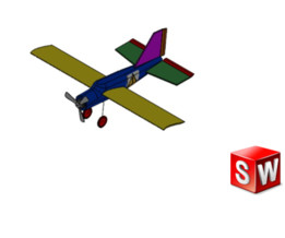 RC plane fix wing_训练器模型