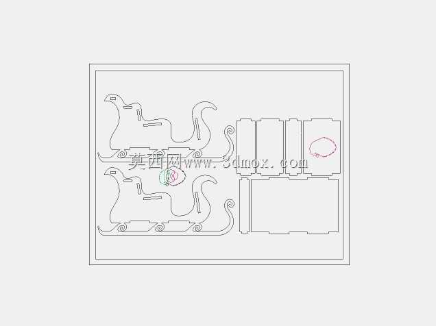 9) 20随机dxf图案