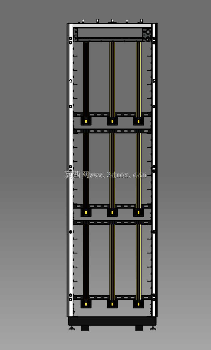 开放式机架单线机架V1,42 OU,600x1065 21“
