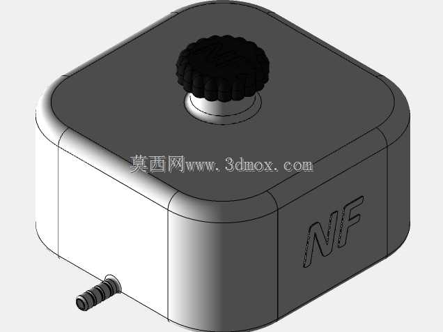 3D可打印带盖水箱