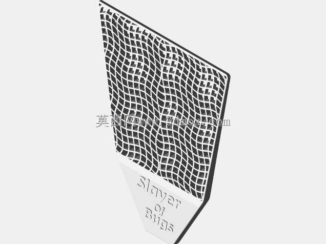 3D打印苍蝇/虫子拍