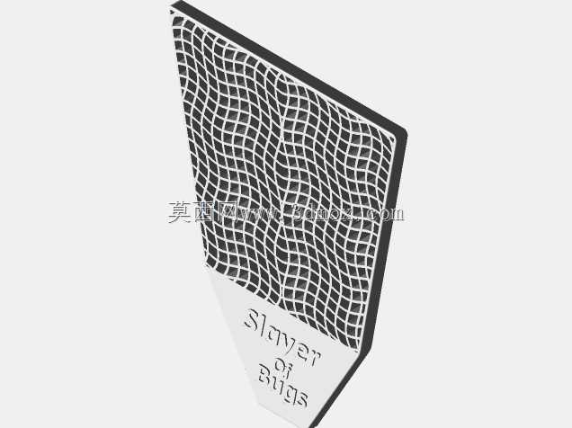 3D打印苍蝇/虫子拍