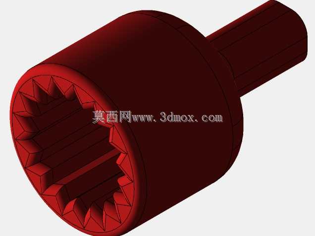 3D可打印电机至Dremel轴1对1适配器\u0026人字齿轮箱适配器(自顶向下设计方法)