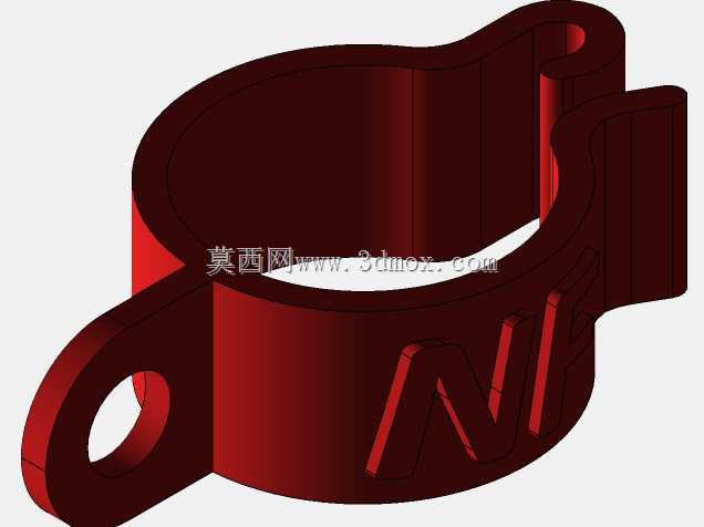 3D可打印电线或软管夹