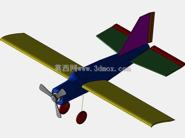 RC plane fix wing_训练器模型