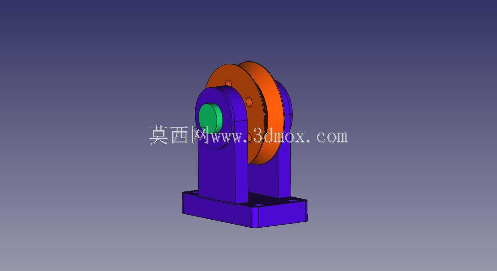 简单皮带轮(Freecad)