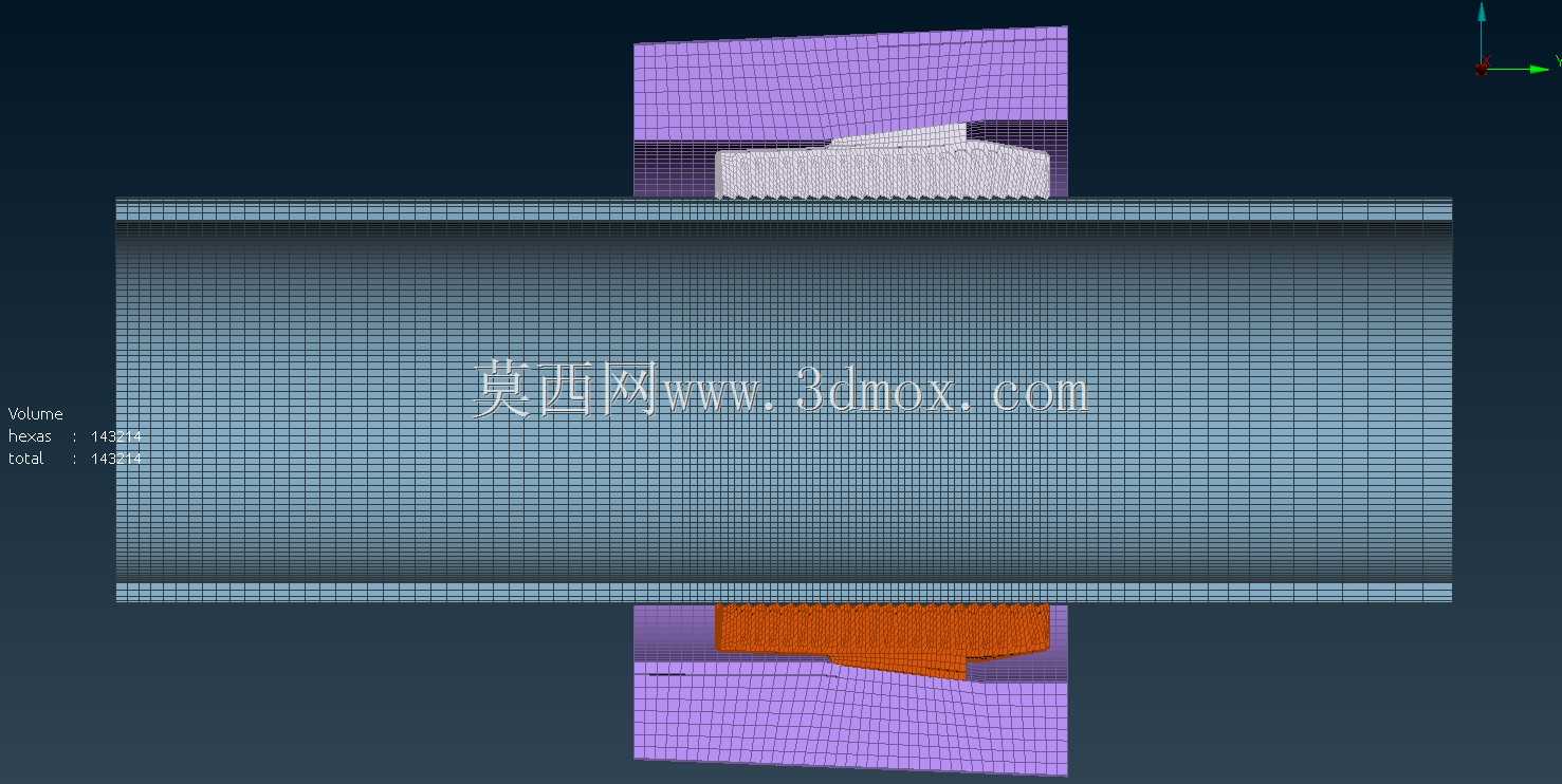 钻杆卡瓦系统-三维网格模型