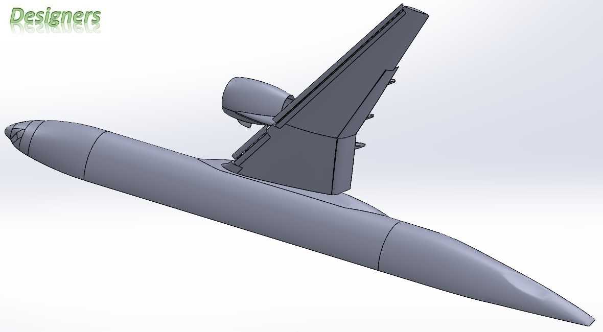 波音/NASA/AIAA CRM-HL CAD