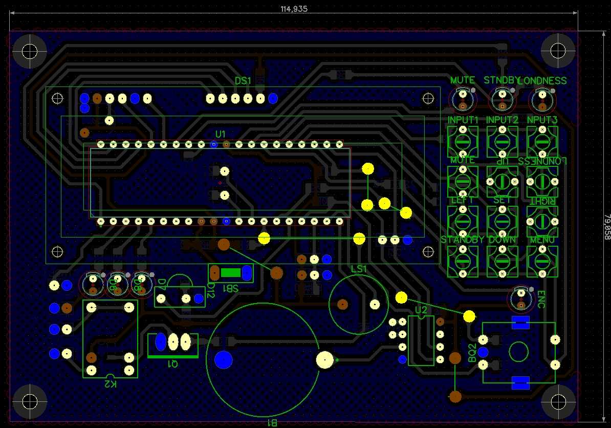 Atmega16�ϵ���Ƶ��������PT2313�ϵ�ǰ�÷Ŵ���