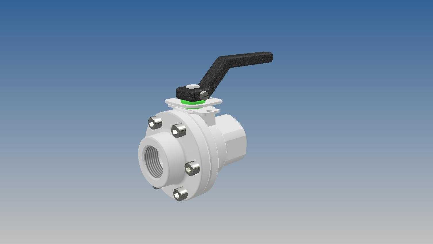 球阀1“螺纹机NPT 3000PSI