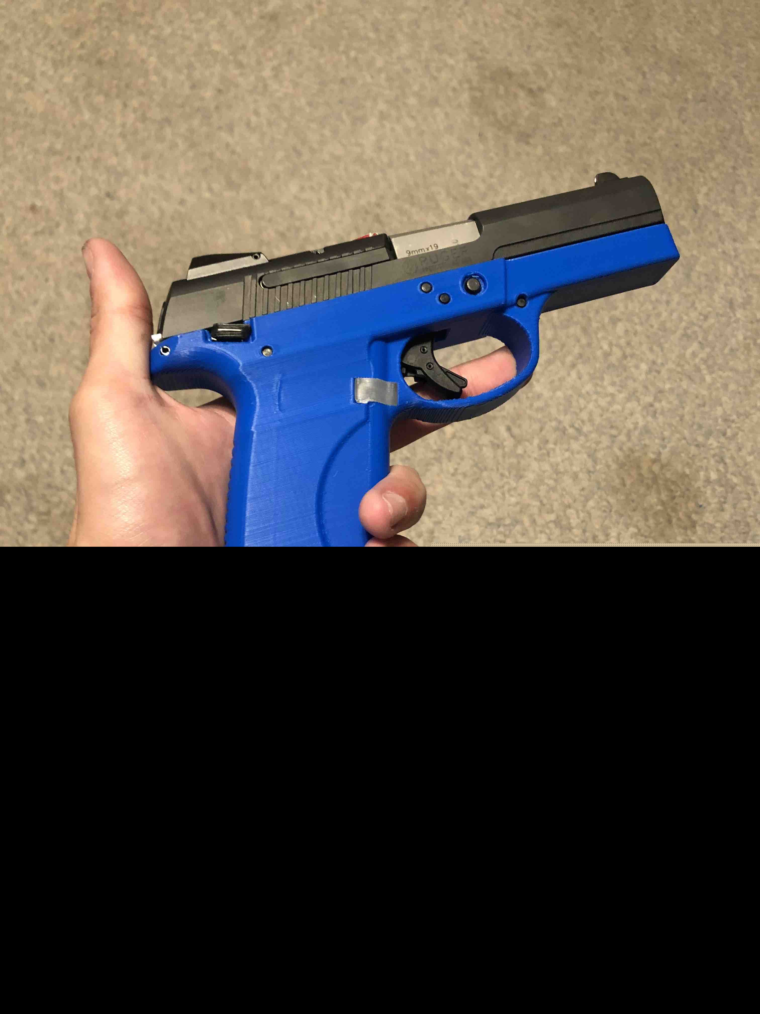 9mm-SR9手枪框架和双耳环系统-FreeMenDontAsk