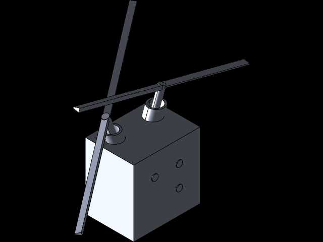啮合旋翼直升机|Solidworks项目