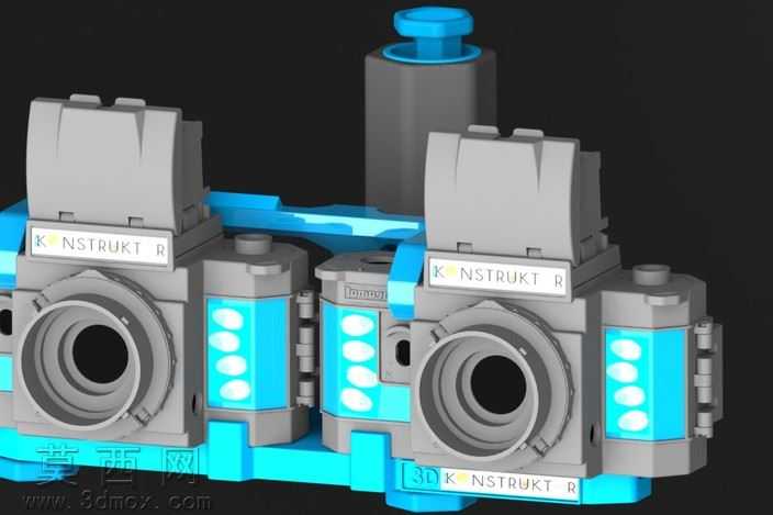 LomographyKonstruktor凸轮挑战:3D照片钻机concept1