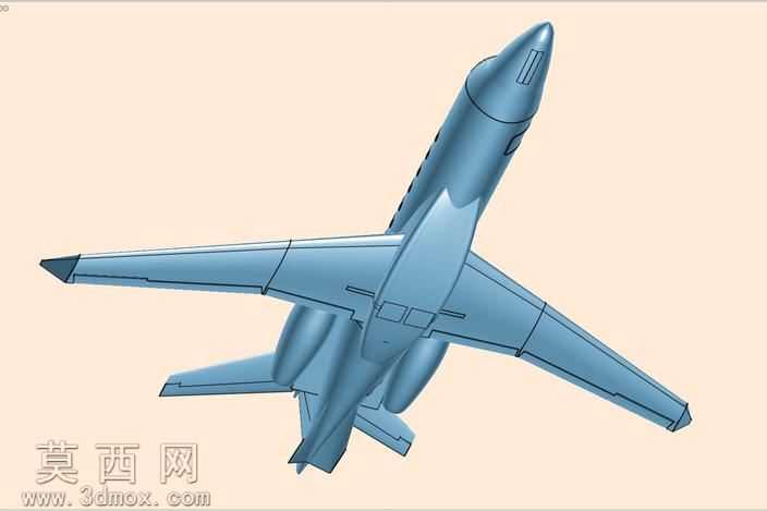 里尔85执行飞机固体组件模型