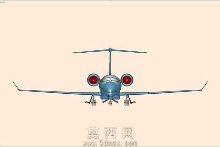里尔85执行飞机固体组件模型
