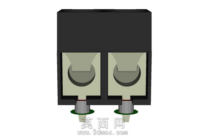 5毫米接线端子2位置(黑、蓝、绿)