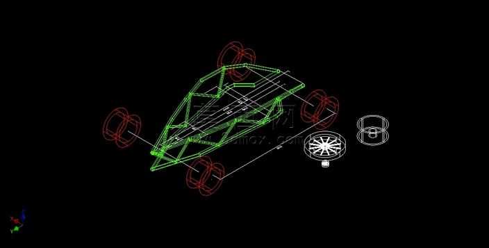 格子架越野车