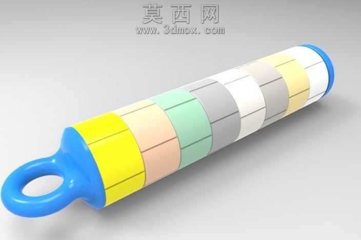 旋转密码缸-关键链