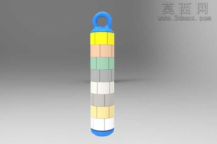 旋转密码缸-关键链
