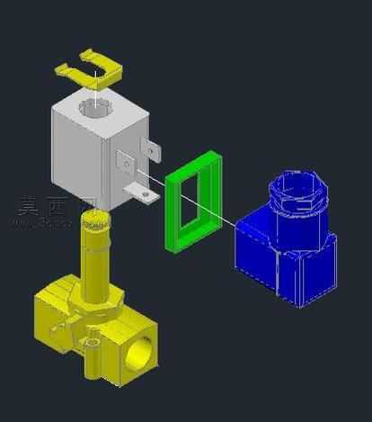 1/4"空气电磁阀