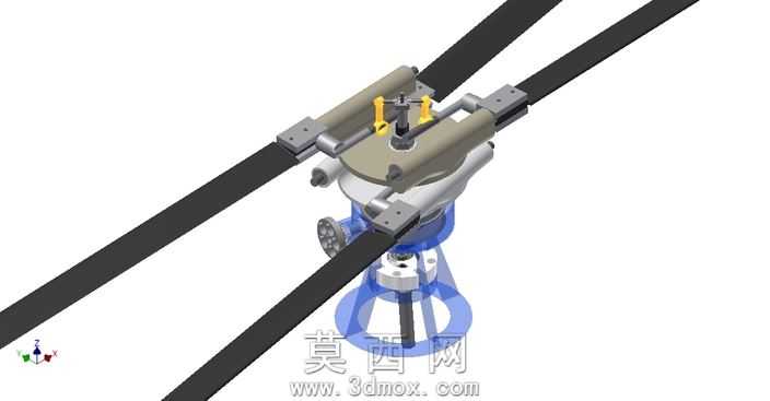 双转子头为小型直升机的