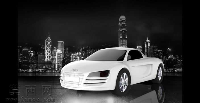 奥迪R8高级轿车汽车模型