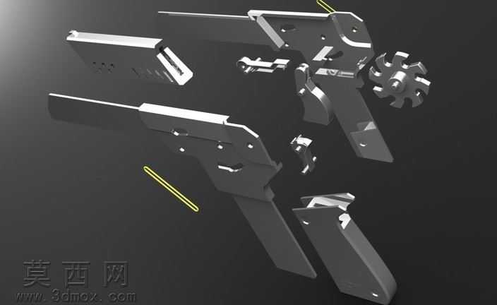 3D打印橡胶带枪