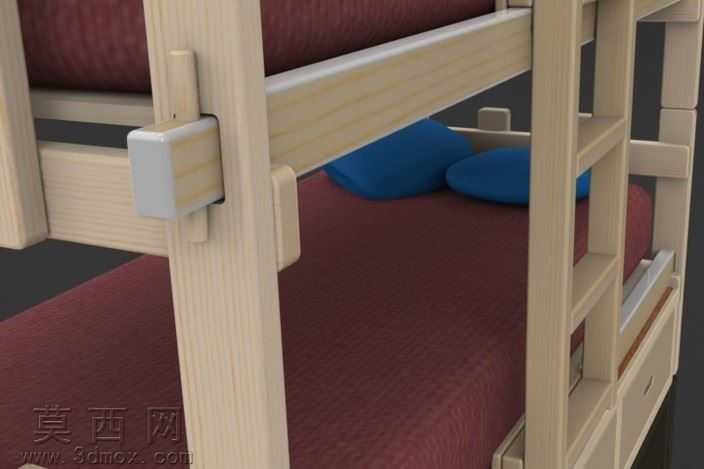 2x4松木双层床