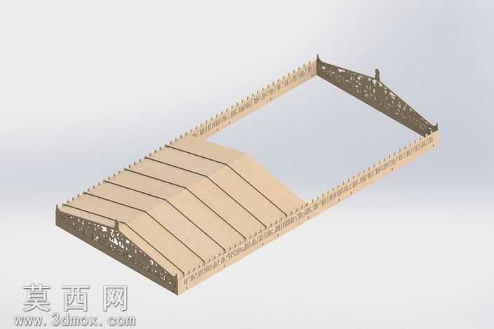 帕台农神庙,钣金件益智、体系结构、3d模型、3d拼图、metalcraft