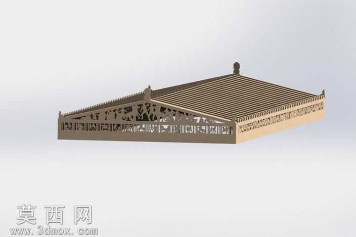 帕台农神庙,钣金件益智、体系结构、3d模型、3d拼图、metalcraft