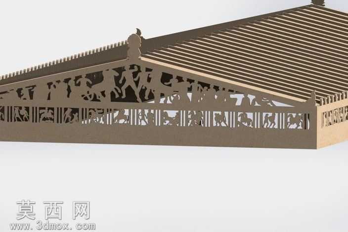 帕台农神庙,钣金件益智、体系结构、3d模型、3d拼图、metalcraft