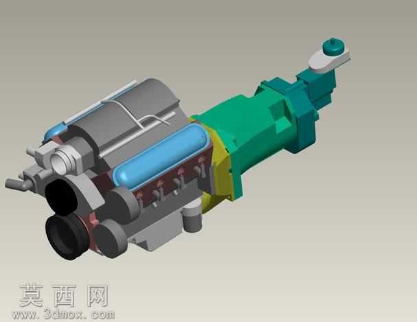 LS3/t56引擎和传输模型