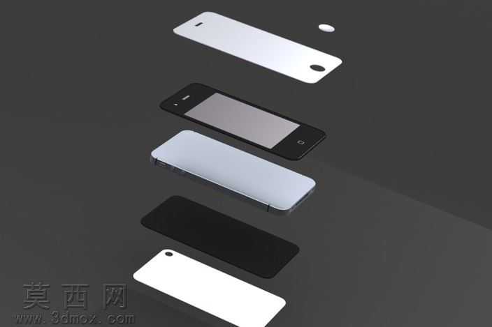 苹果iPhone4-规模模型(Solidworks2012年)