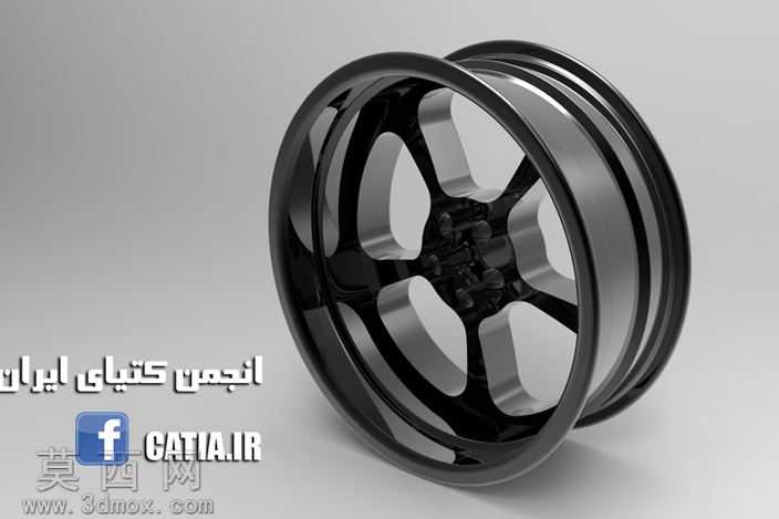 车轮圆环与CATIA