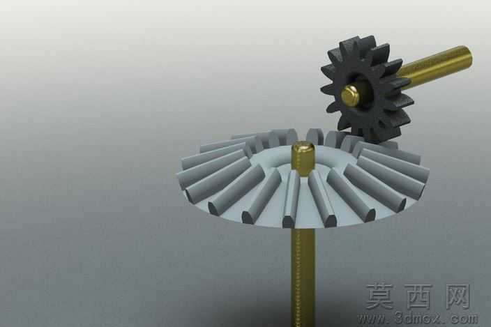 螺旋齿轮meshing(spur-bevel)