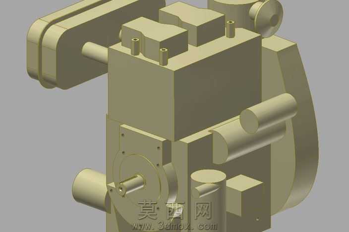 柴油发动机凯马公里290F-3D模型