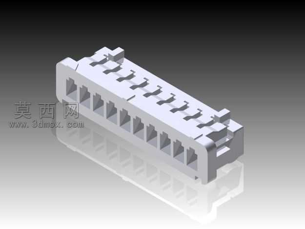 10定位单排1.25mm节距微型插座-广濑电机DF13-10S-1.25C