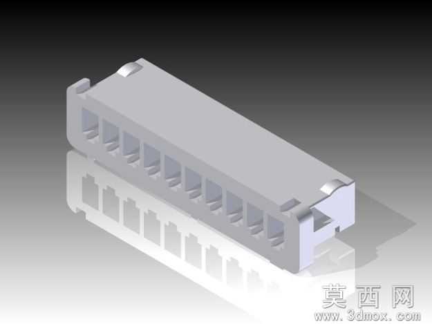 10定位单排1.25mm节距微型插座-广濑电机DF13-10S-1.25C