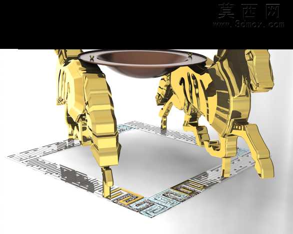 2Horses_Iron桑拿accssesories_Variant6_Assembly与立场和加热器