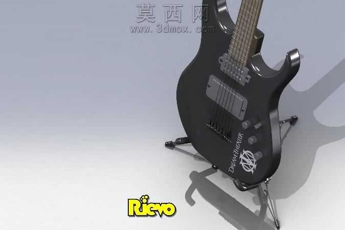 电吉他和吉他架