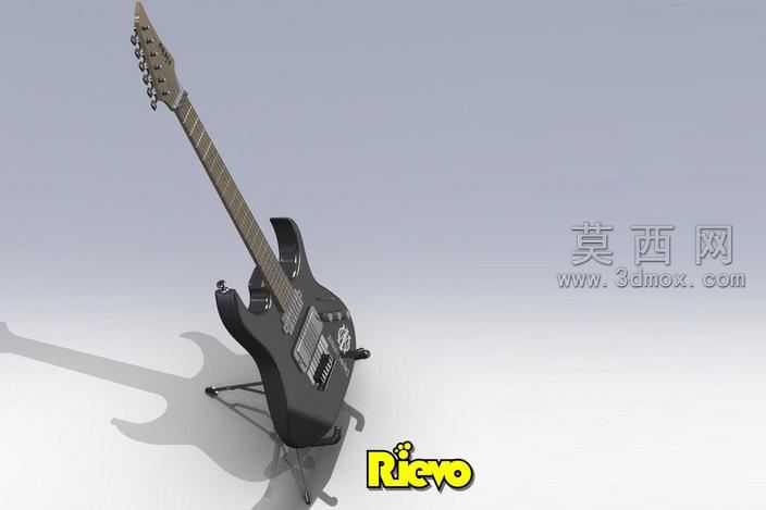电吉他和吉他架