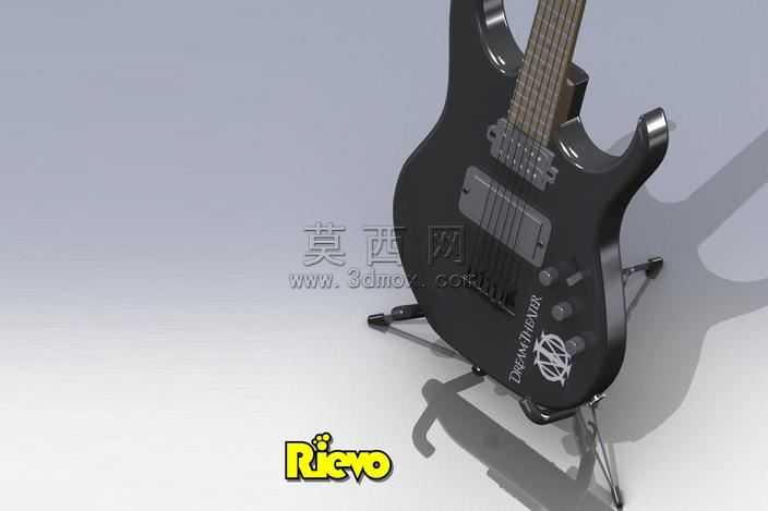 电吉他和吉他架