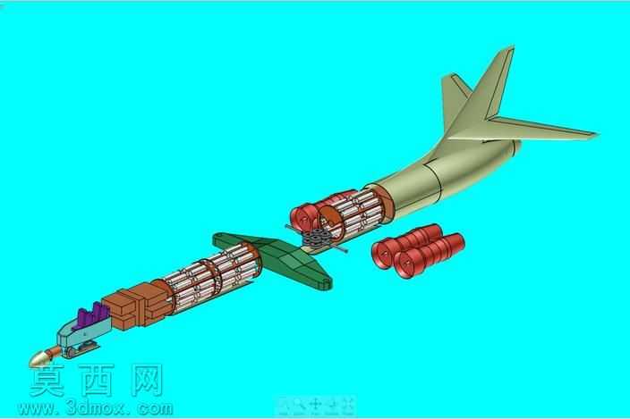 B-1B飞机固体组件模型