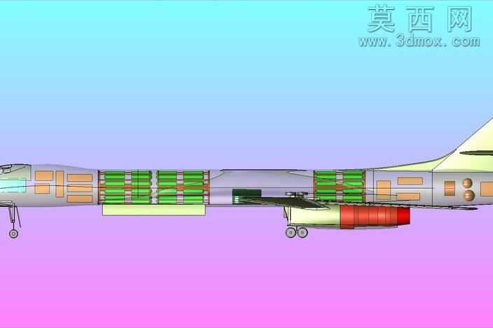 B-1B飞机固体组件模型