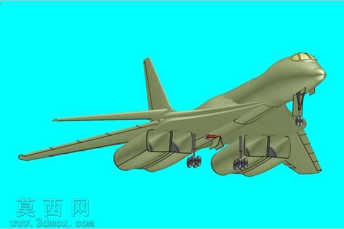 B-1B飞机固体组件模型