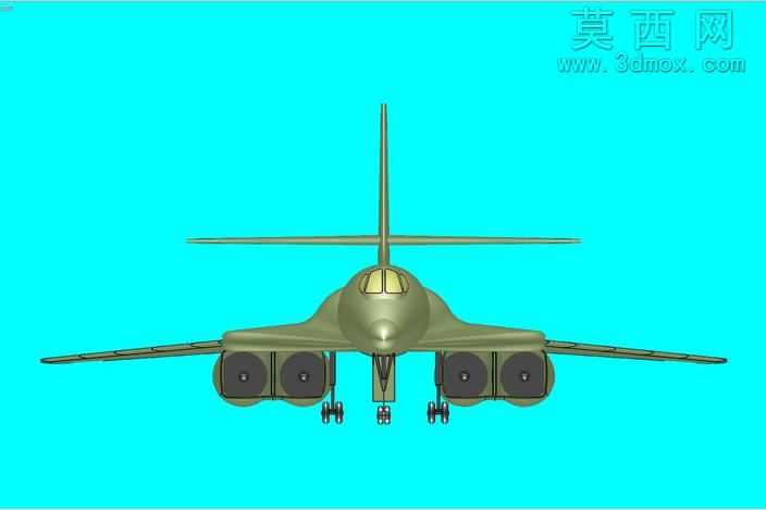 B-1B飞机固体组件模型
