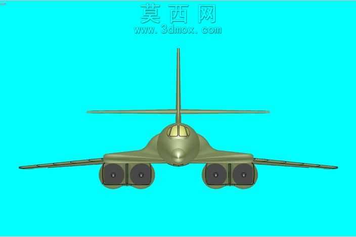 B-1B飞机固体组件模型