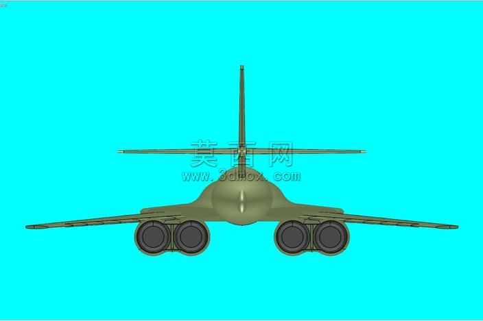 B-1B飞机固体组件模型