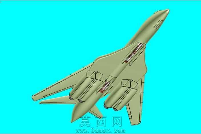 B-1B飞机固体组件模型