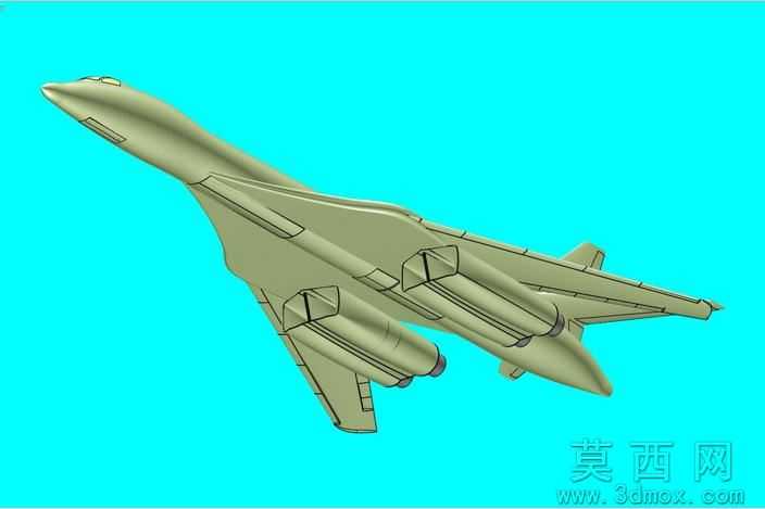 B-1B飞机固体组件模型